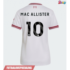 Lacne Ženy Futbalové dres Liverpool Alexis Mac Allister #10 2026-27 Krátky Rukáv - Preč